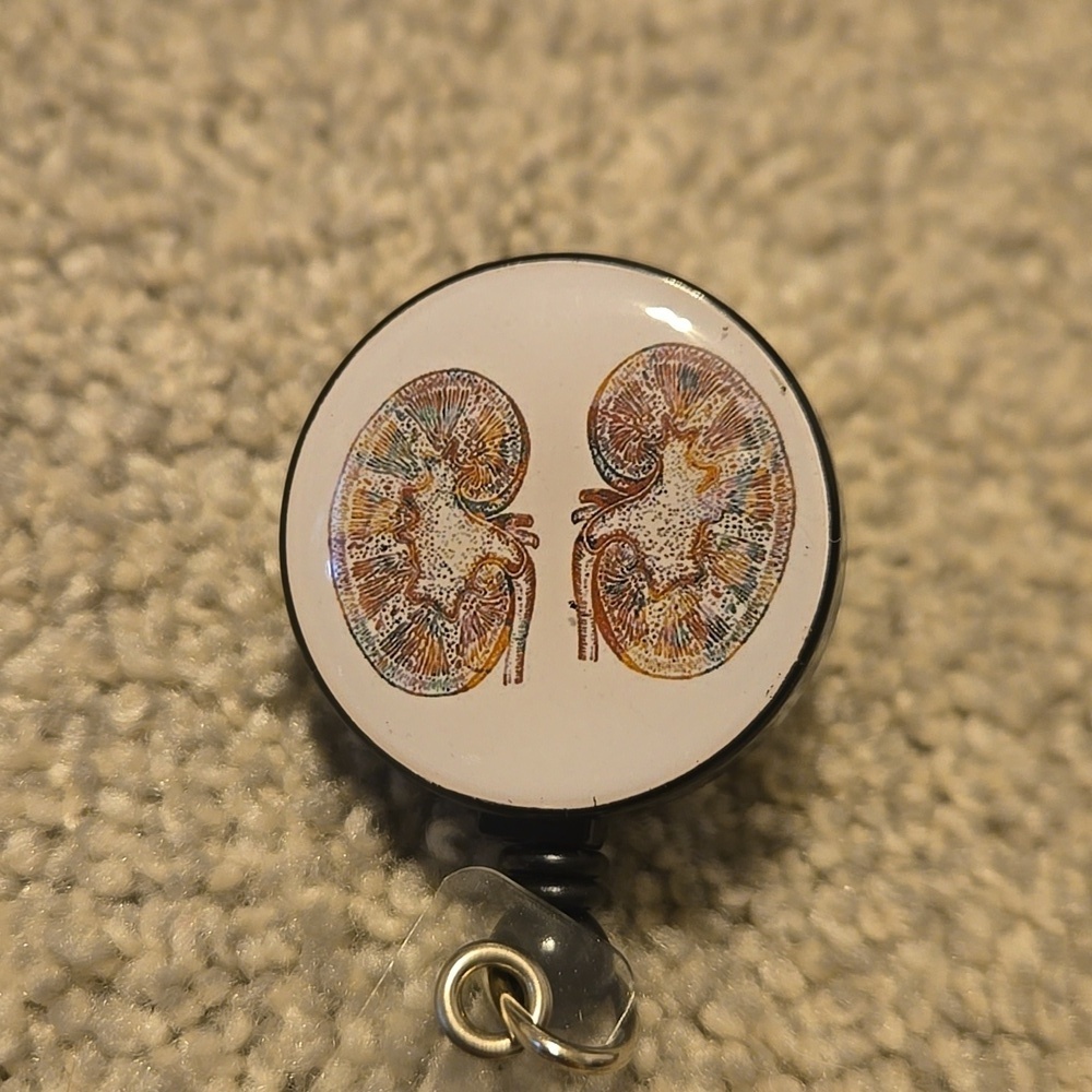 Water‎ Color Kidney Badge Holder